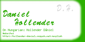 daniel hollender business card